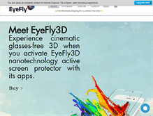 Tablet Screenshot of eyefly3d.com